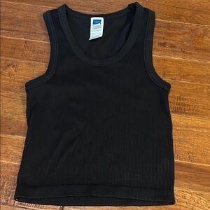 Old Navy Black Ribbed Tank Top